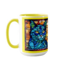 Mooie Blauwe Kat Koffiemok