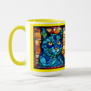 Mooie Blauwe Kat Koffiemok Mok