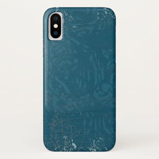 Mooie Blauwe Keltische Ontwerp Case-Mate iPhone Case (Achterkant)