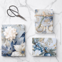 Mooie blauwe kerstmix