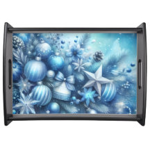 MOOIE BLAUWE KERSTVERSIERINGEN STERREN
