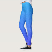 Mooie Blauwe Kleurverloop Leggings (Links)