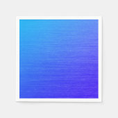 Mooie Blauwe Kleurverloop Servet (Voorkant)