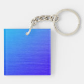 Mooie Blauwe Kleurverloop Sleutelhanger (Achterkant)