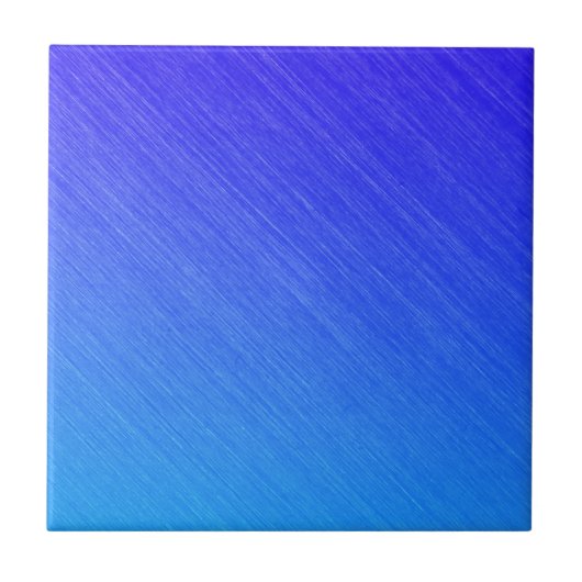 Mooie Blauwe Kleurverloop Tegeltje (Voorkant)
