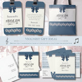 Mooie Blauwe Kokette Strik Viool Orkest Planner