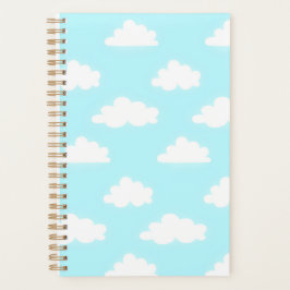 Mooie Blauwe Lucht Print Notitieboek Planner