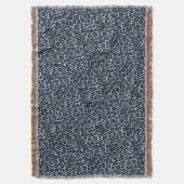 Mooie blauwe luipaard — huidafdruk deken (Voorkant Verticaal)