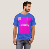 Mooie blauwe mannen of vrouwen t-shirt (Voorkant volledig)