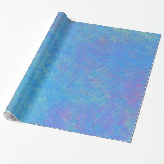 Mooie Blauwe Marmer Papier Uiterlijk (Uitgerold)