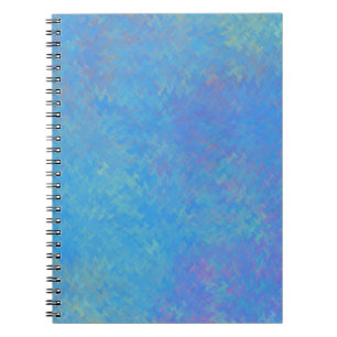 Mooie Blauwe Marmer Papier Uiterlijk Notitieboek