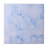 Mooie blauwe marmertextuur tegeltje (Voorkant)