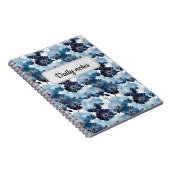 Mooie blauwe meesters notitieboek (Rechterzijde)
