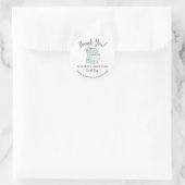 Mooie blauwe mixer bakkerij Bedankt sticker (Tas)