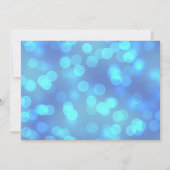 Mooie blauwe mocktails baby shower jongens uitnodi kaart (Achterkant)