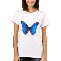 Mooie Blauwe Monrach vlinder  kunst