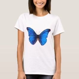 Mooie Blauwe Monrach vlinder  kunst T-shirt