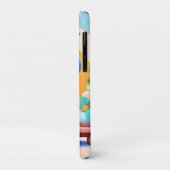 Mooie Blauwe Muis met Bloemen Case-Mate iPhone Case (Achterkant/links)