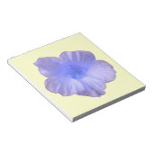 Mooie blauwe Nasturtium-laptop Notitieblok (Schuin)