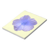 Mooie blauwe Nasturtium-laptop Notitieblok (Linkerzijde)