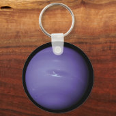 Mooie blauwe Neptunus, gezien vanuit de ruimte, NA Sleutelhanger (Voorkant)