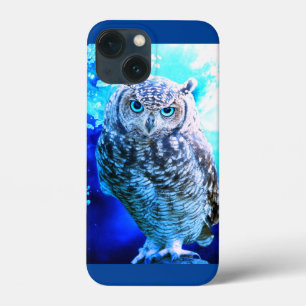 Mooie blauwe oogooroe  Case-Mate iPhone case