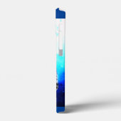 Mooie blauwe oogooroe Case-Mate iPhone case (Achterkant / Links)