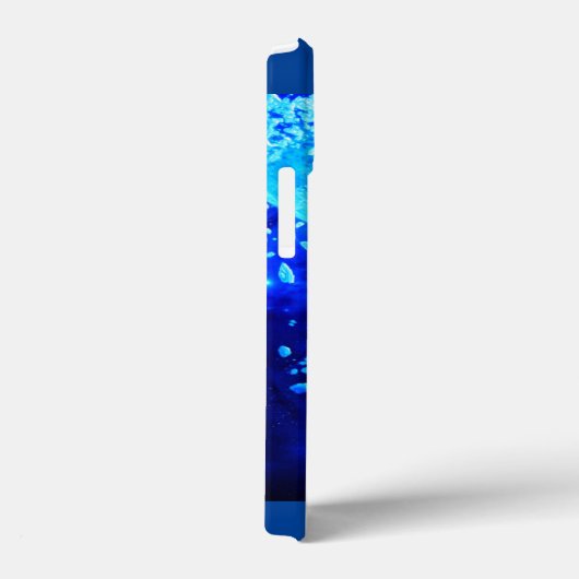 Mooie blauwe oogooroe Case-Mate iPhone case (Achterkant / Rechts)