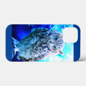 Mooie blauwe oogooroe Case-Mate iPhone case (Achterkant (horizontaal))