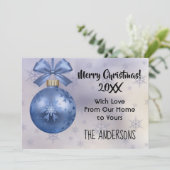 Mooie blauwe, ornament-zijderijkaart (Staand voorkant)