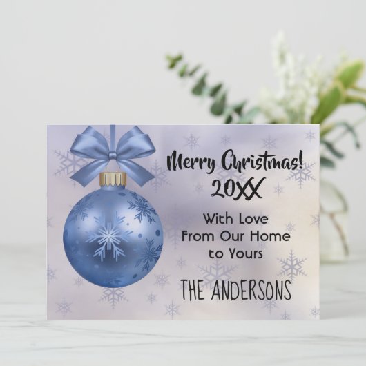 Mooie blauwe, ornament-zijderijkaart (Staand voorkant)