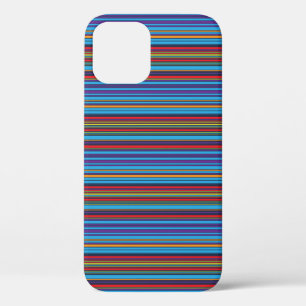 Mooie blauwe paarse strepen Case-Mate iPhone case