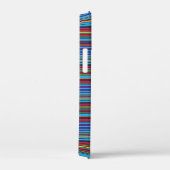Mooie blauwe paarse strepen Case-Mate iPhone case (Achterkant / Rechts)