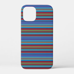 Mooie blauwe paarse strepen Case-Mate iPhone case