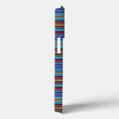 Mooie blauwe paarse strepen Case-Mate iPhone case (Achterkant / Rechts)