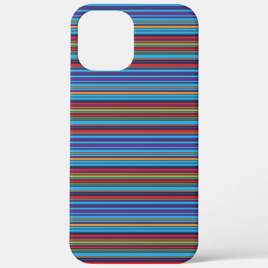 Mooie blauwe paarse strepen Case-Mate iPhone case (Achterkant)