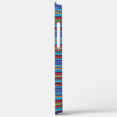 Mooie blauwe paarse strepen Case-Mate iPhone case (Achterkant / Links)