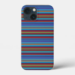 Mooie blauwe paarse strepen Case-Mate iPhone case