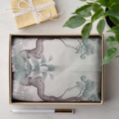 Mooie blauwe pauwen tissuepapier (Geschenk)