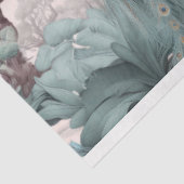 Mooie blauwe pauwen tissuepapier (Detail)