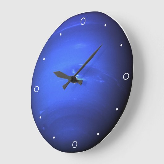 Mooie blauwe planeet Neptunus zonneruimte Vissen Grote Klok (Hoek)