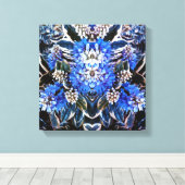 Mooie & blauwe print (Insitu (Houten vloer))