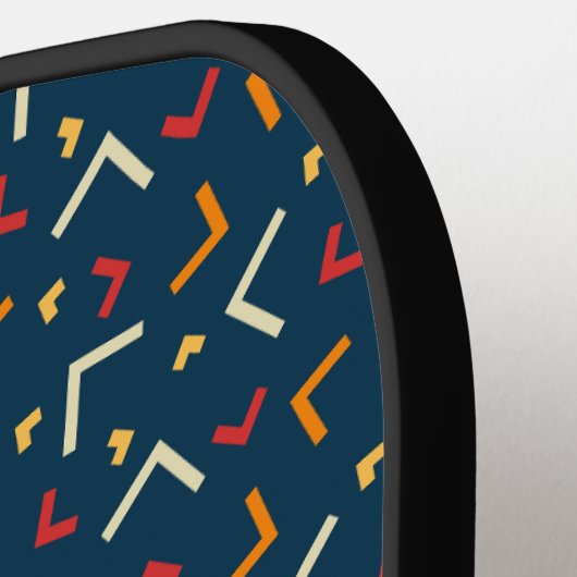 Mooie Blauwe Pro Pickleball Paddle (Links Detail)