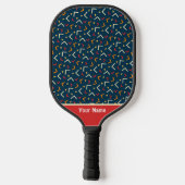 Mooie Blauwe Pro Pickleball Paddle (Achterkant)