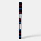 Mooie blauwe roze strepen  Case-Mate iPhone case (Achterkant / Rechts)