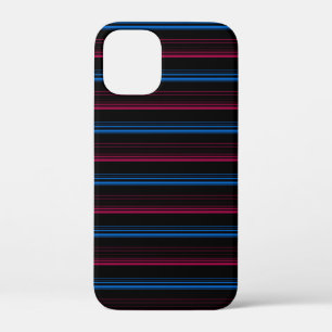 Mooie blauwe roze strepen Case-Mate iPhone case