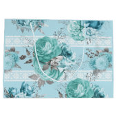 Mooie blauwe Rozen — details Groot Cadeauzakje (Achterkant)