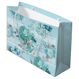 Mooie blauwe Rozen — details Groot Cadeauzakje