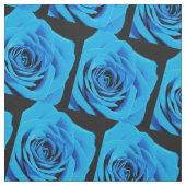 Mooie blauwe rozen stof (Swatch)
