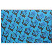 Mooie blauwe rozen stof (Fat Quarter)
